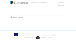 Desktop Screenshot of elix-lsf.fr